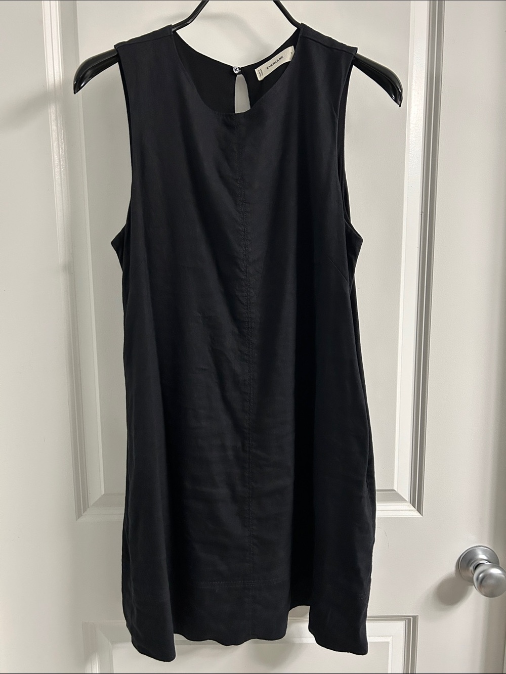 everlane - linen shift dress